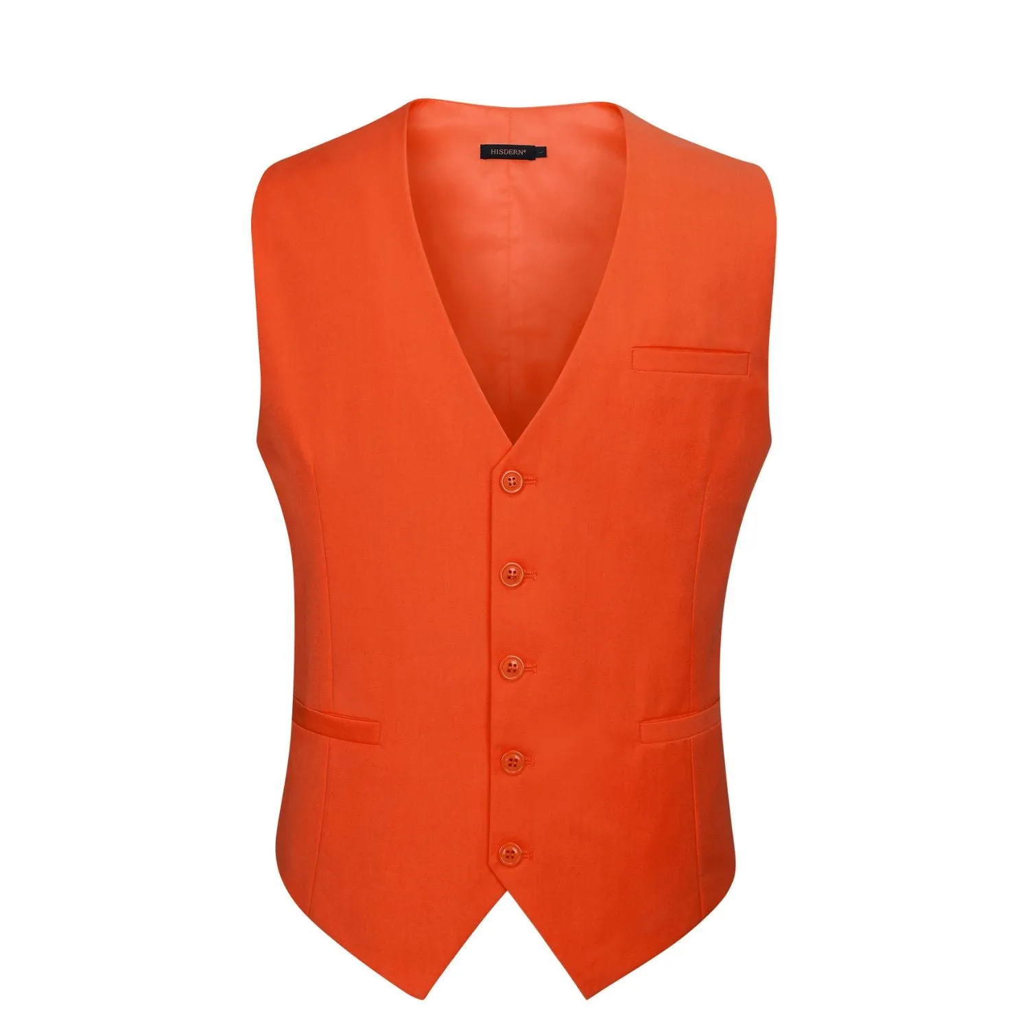 Formal Suit Vest - ORANGE