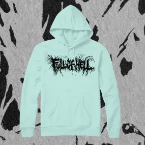 FULL OF HELL "LOGO" MINT PULLOVER HOOD