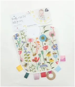 Garden Bees (teething bib)