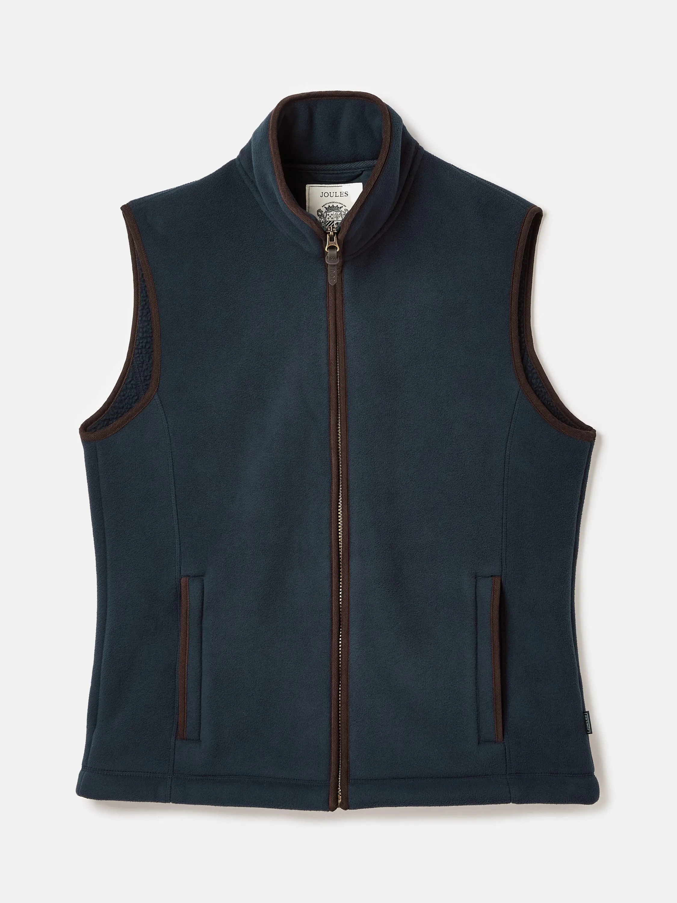 Greenfield Navy Blue Full Zip Fleece Gilet