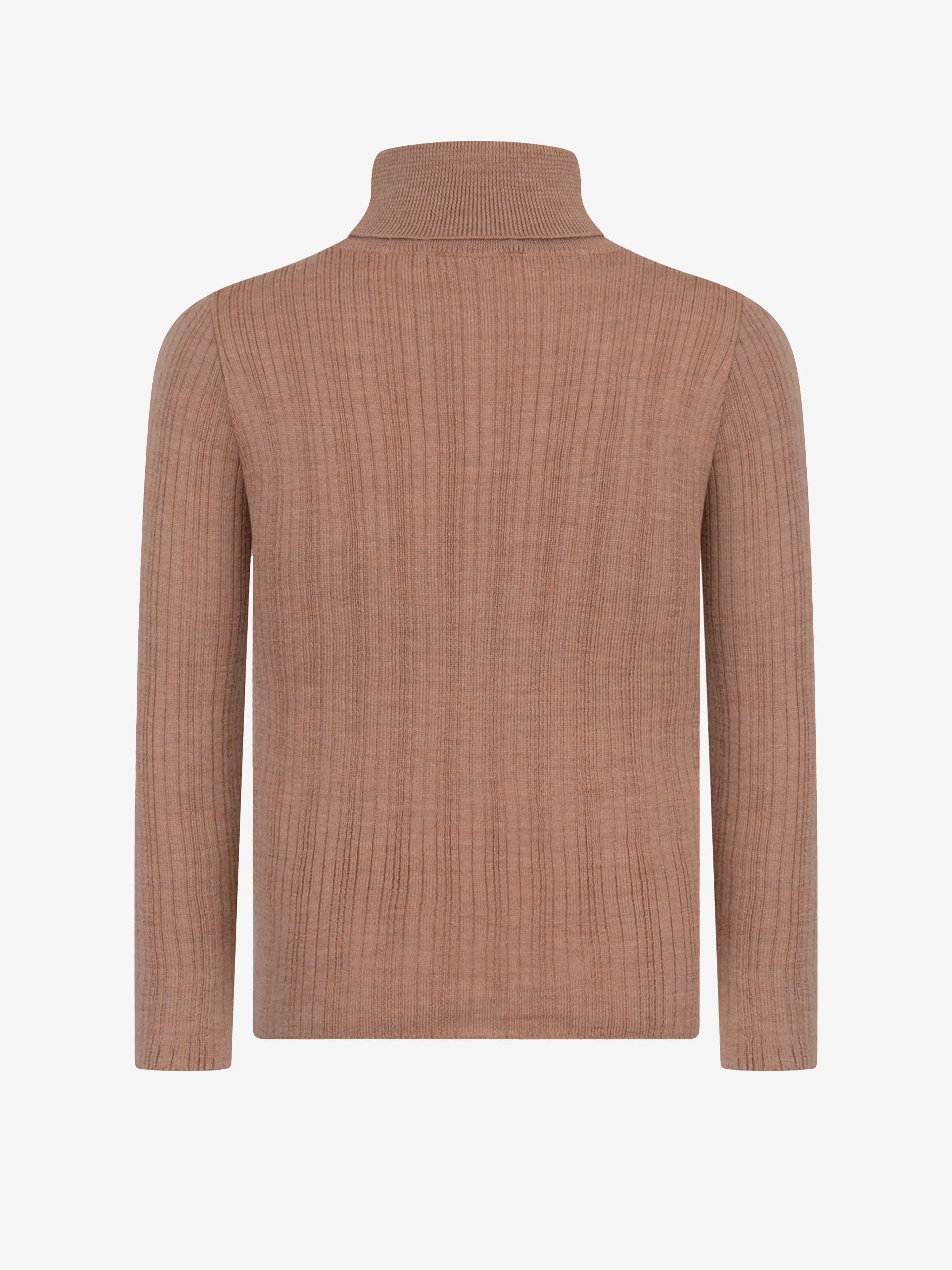 Gucci Kids Beige Wool Turtle Neck Jumper