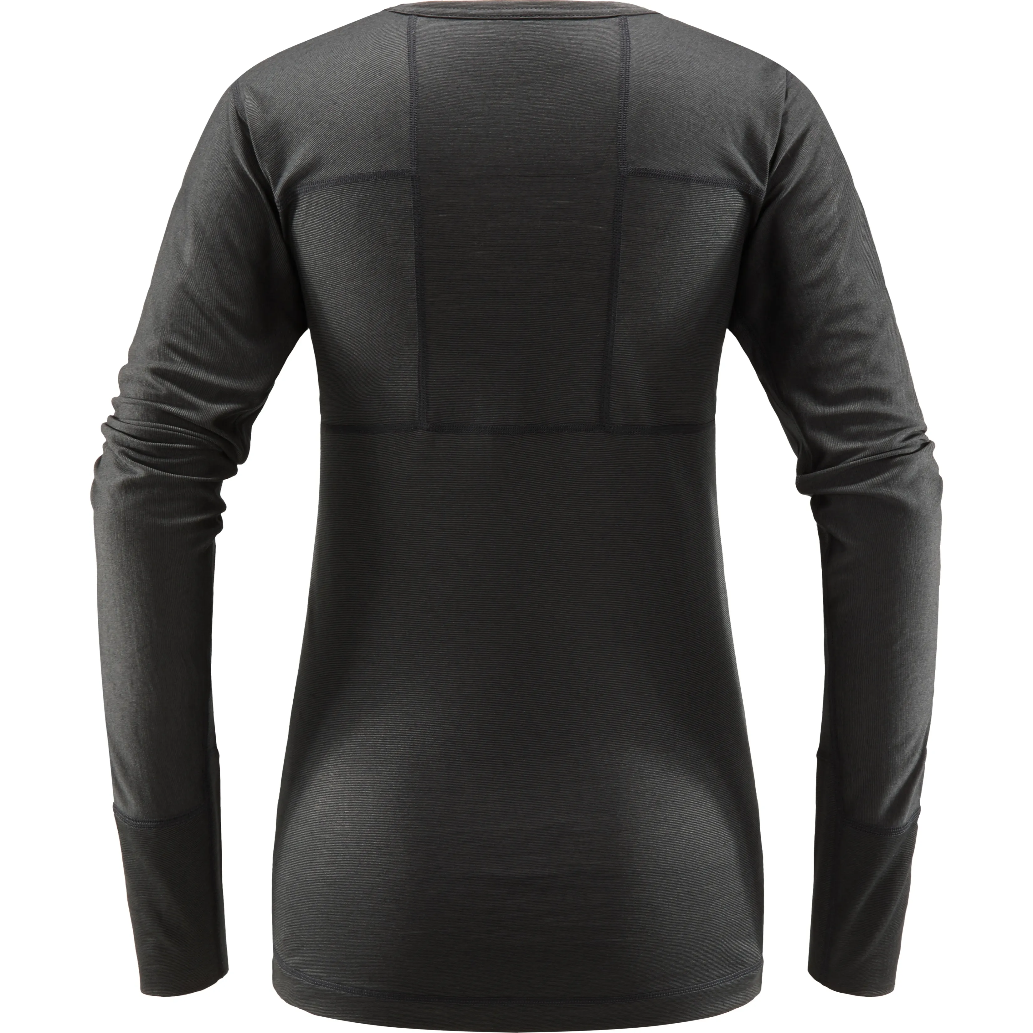 Haglöfs Natural Blend Tech Crew Neck Women True Black | Buy Haglöfs Natural Blend Tech Crew Neck Women True Black here | Outnorth