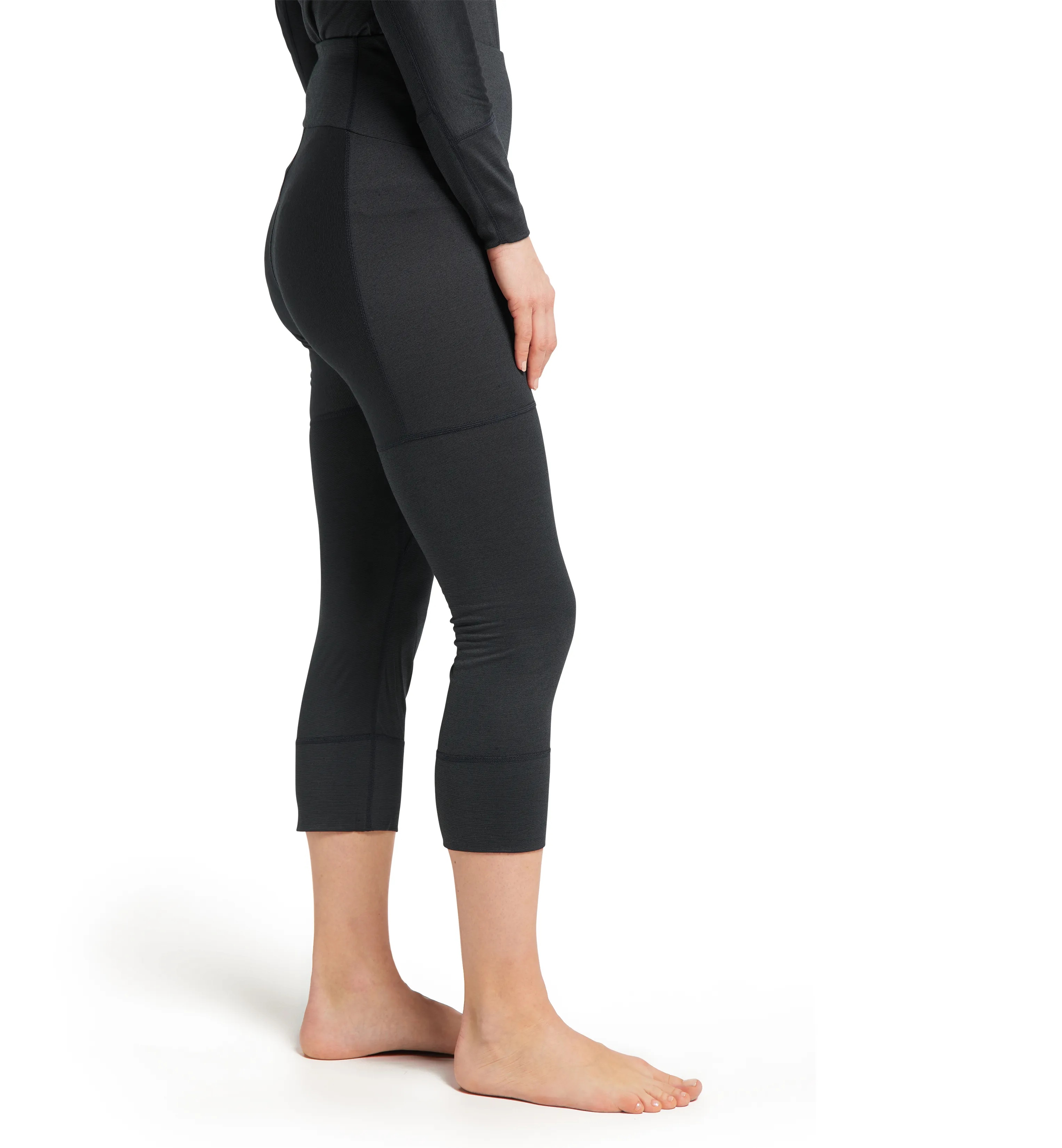 Haglöfs Women&#x27;s Natural Blend Tech 3/4 True Black | Buy Haglöfs Women&#x27;s Natural Blend Tech 3/4 True Black here | Outnorth