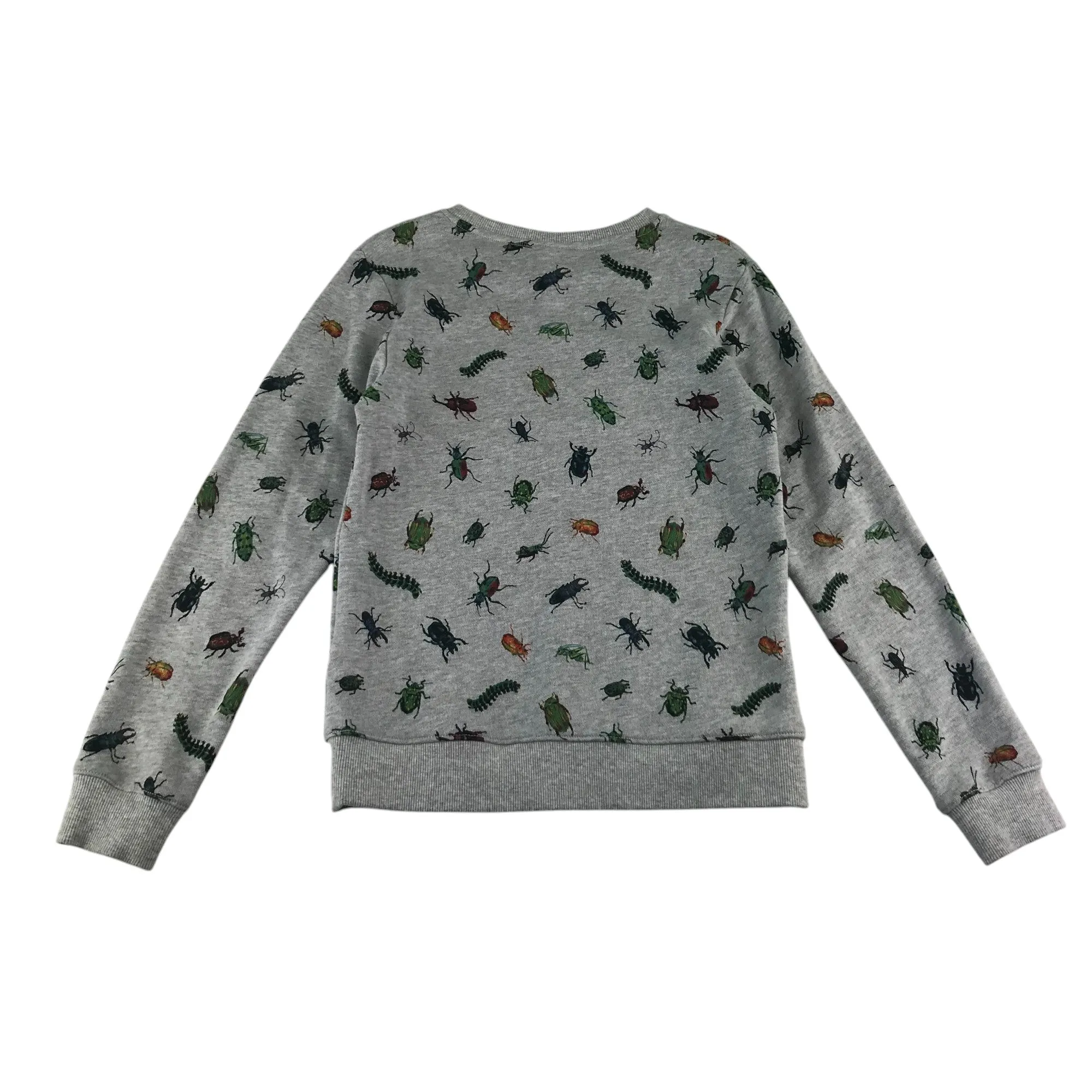 H&M x Nathalie Lete jumper 8-10 years grey pug prints cotton