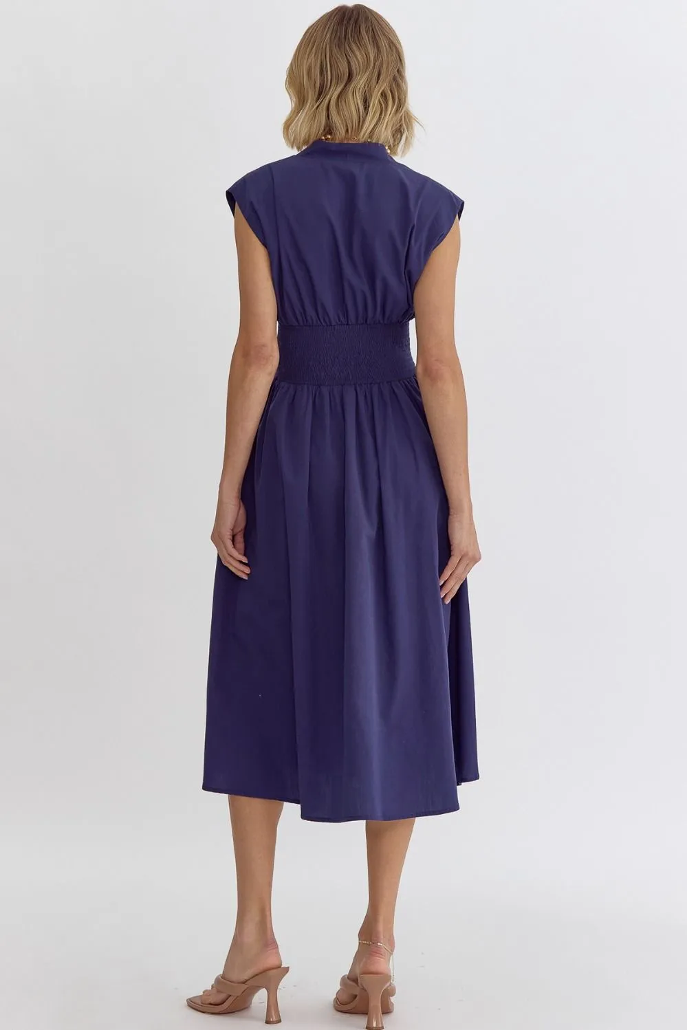 Hear Me Out Midi Zipper Dress