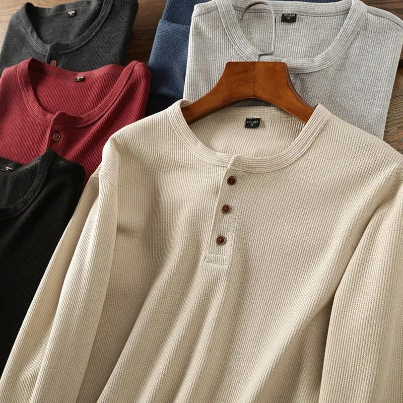 Henley Classic long sleeve shirt for men