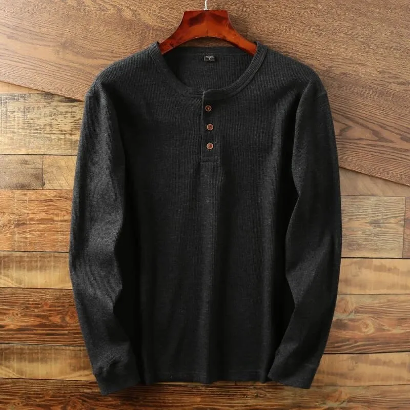 Henley Classic long sleeve shirt for men