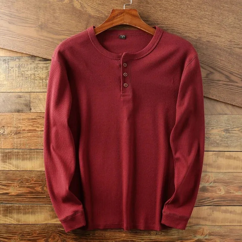 Henley Classic long sleeve shirt for men