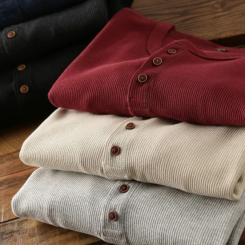 Henley Classic long sleeve shirt for men