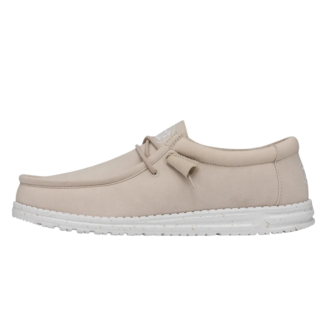 Hey Dude Men's Wally Slub Canvas Natural