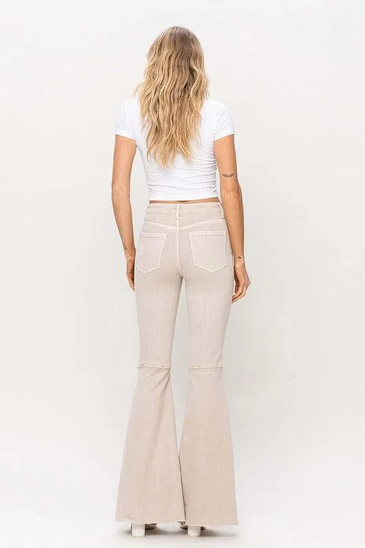 High Rise Super Flare Leg Pants