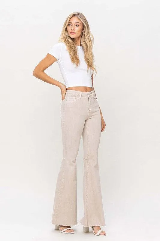 High Rise Super Flare Leg Pants