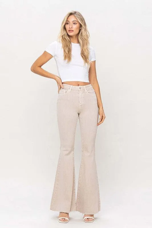 High Rise Super Flare Leg Pants