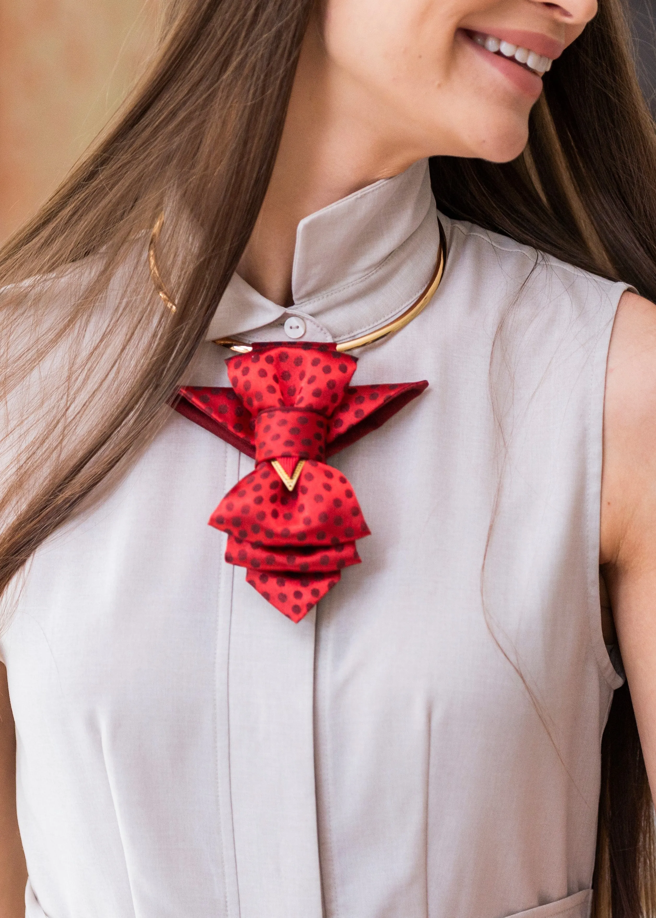 HOPPER TIE RED BIRD FOR LADIES