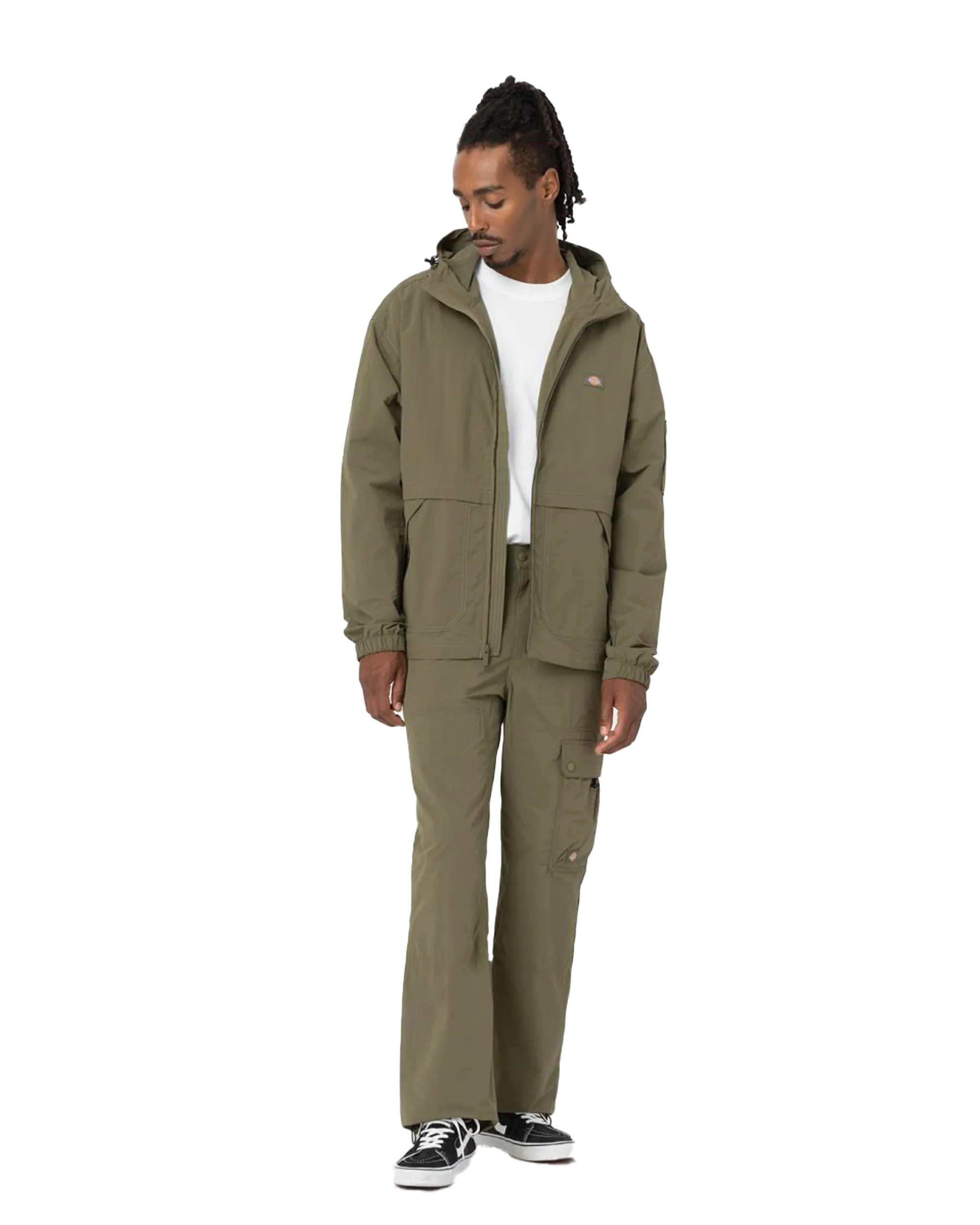 Jackson Cargo Trousers in Military Green