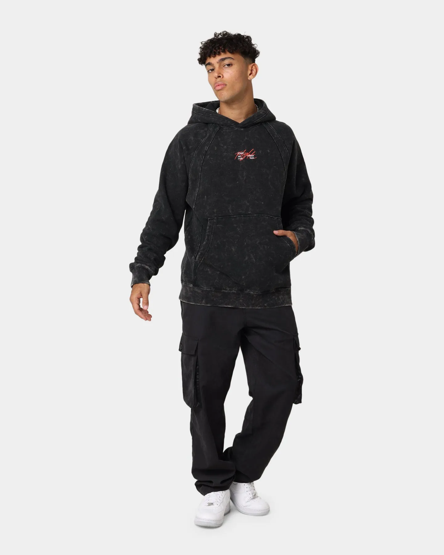 Jordan Flight Heritage French Terry Pullover Hoodie Black