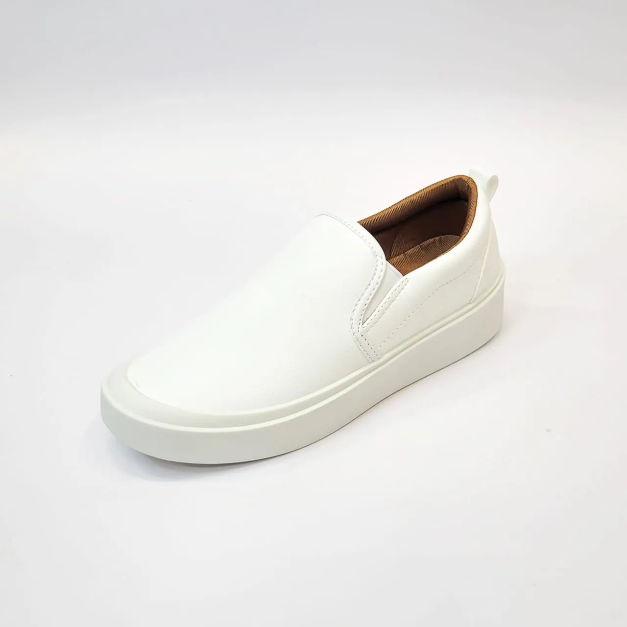 K7 white slip on sneaker