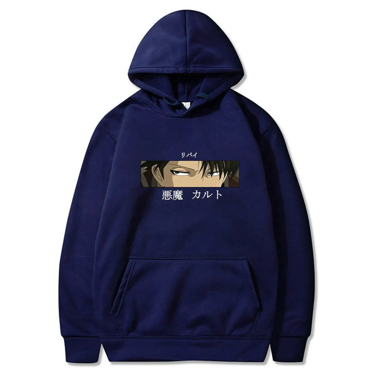 KHANANIS Anime Attack on Titan Print Hoody pullover sweatshirts