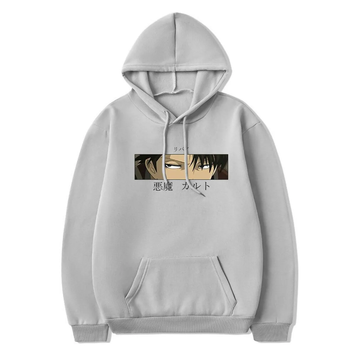 KHANANIS Anime Attack on Titan Print Hoody pullover sweatshirts