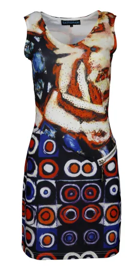 ladies-sleeveless-dress-with-multicolored-pattern-print-ks-126050