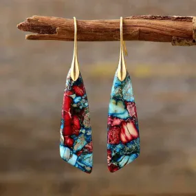 Layered stone Earrings