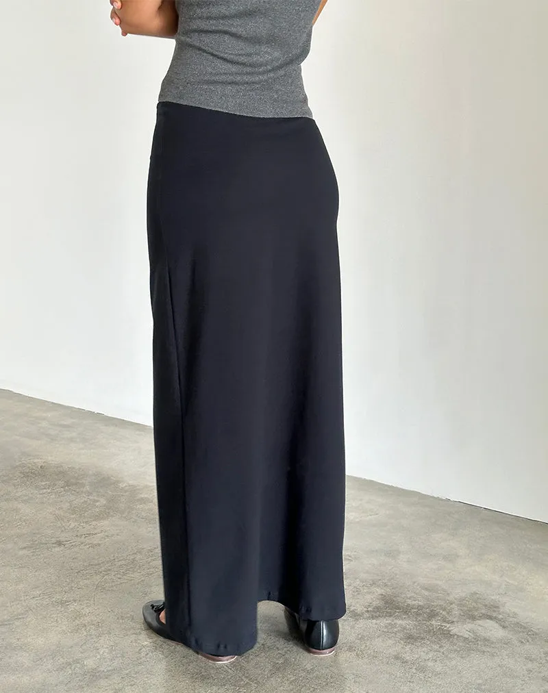 Liana Maxi Skirt in Black