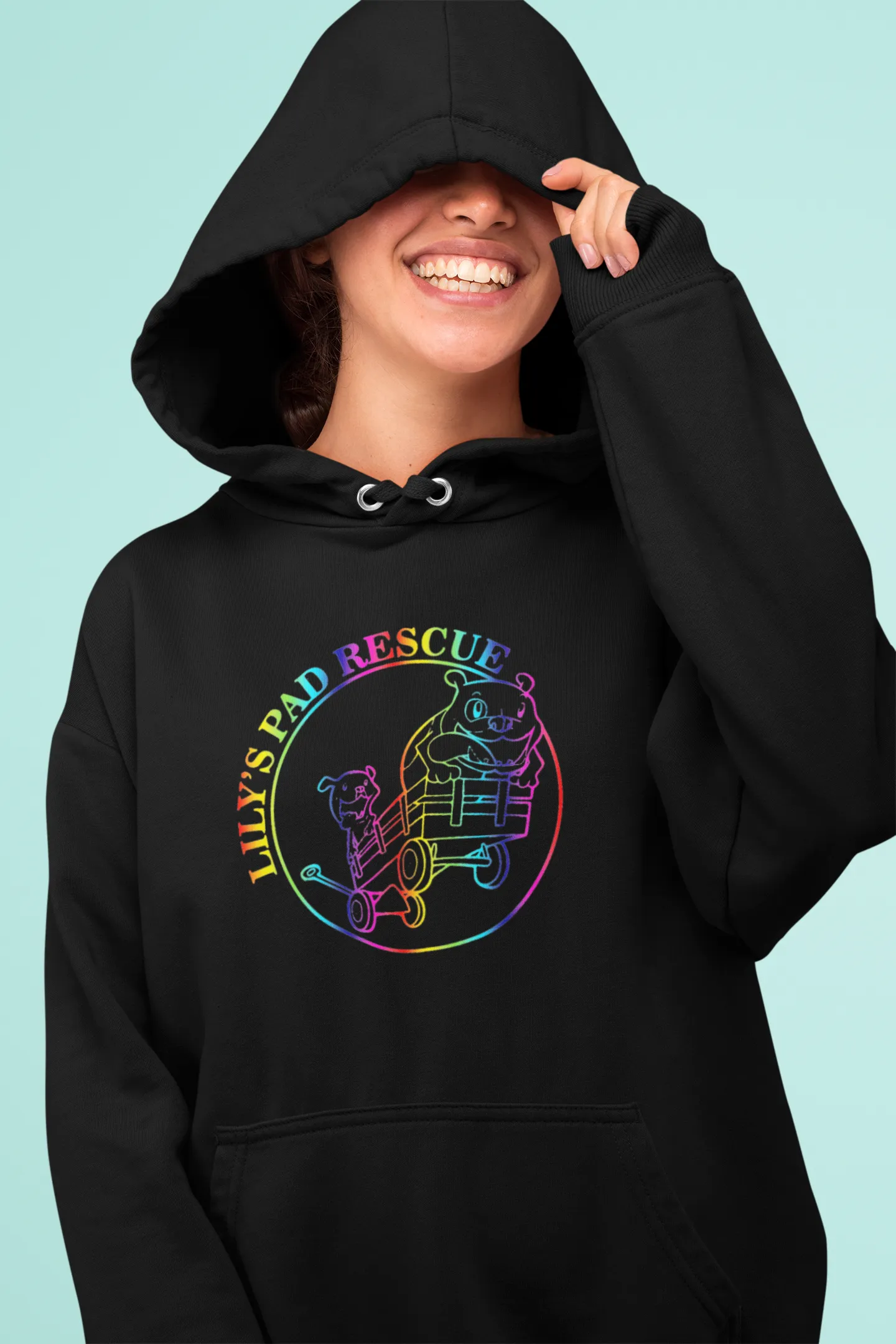 Lily's Pad Rescue Pride Pullover Hoodie