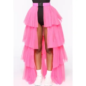 Long Layered Tulle Tutu Skirt