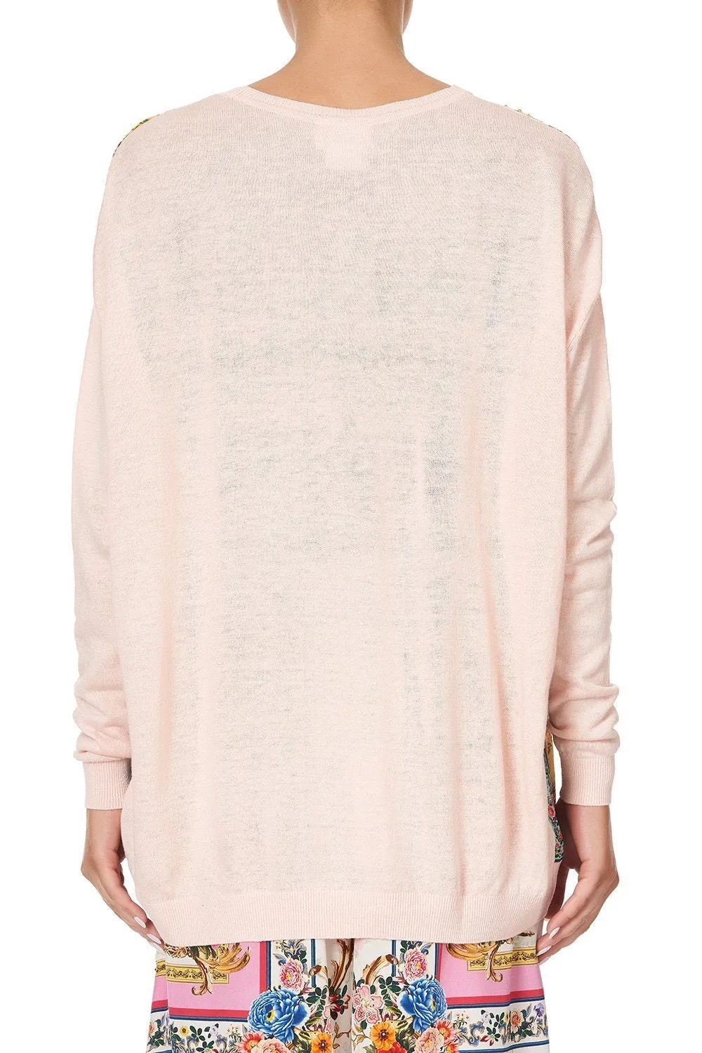 LONG SLEEVE JUMPER WITH PRINT FRONT PARTY IN THE PALACE