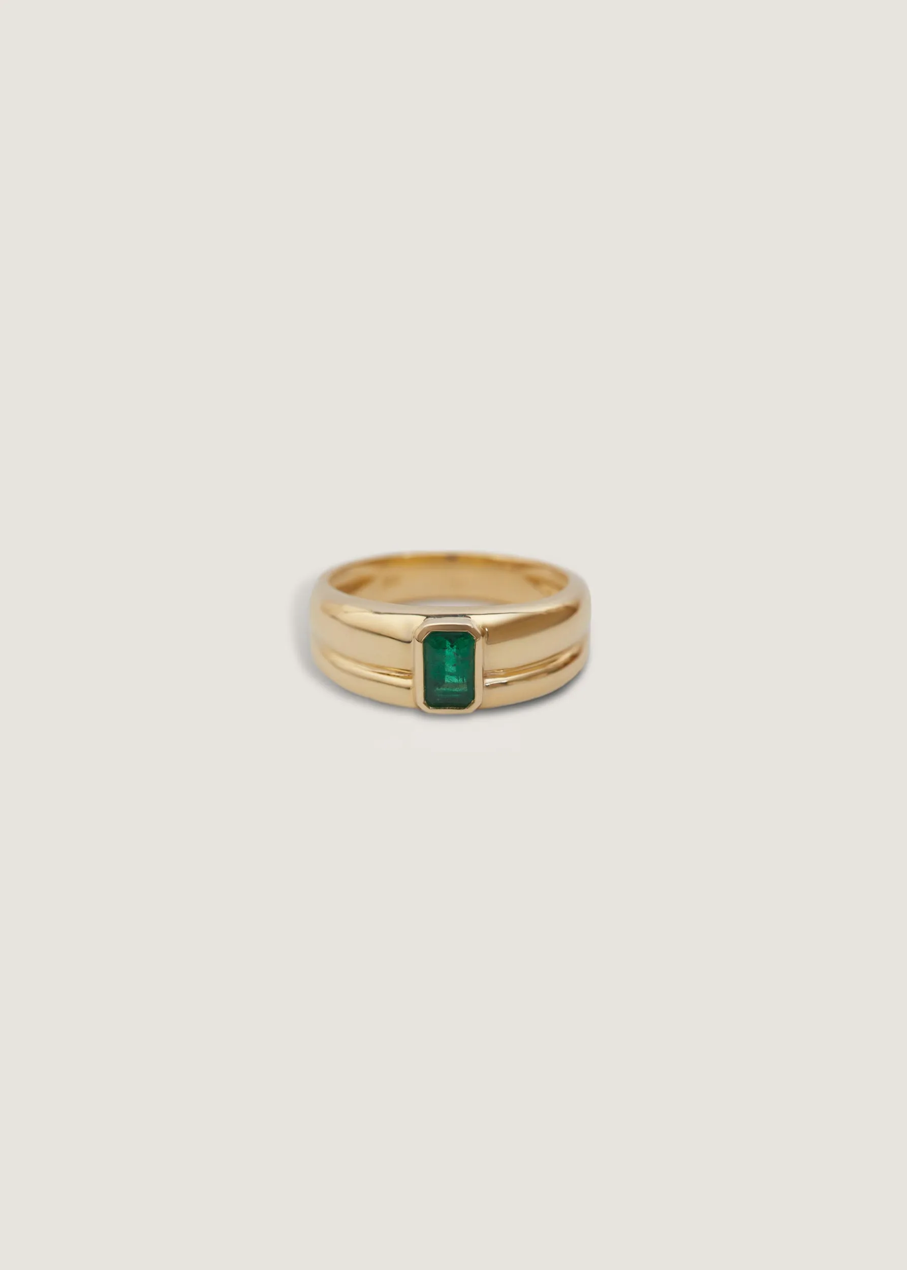 Luna Layered Ring Emerald