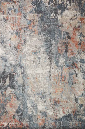 Maeve Rug in Silver & Slate