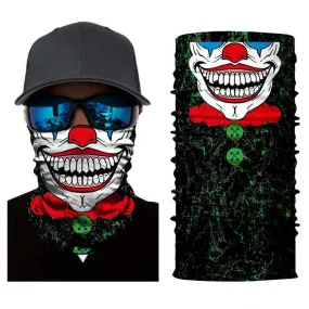 Magic Scarf-Balaclava for Neck / Ghost Skull Face Cover / Biker Bandanas Headwear #13