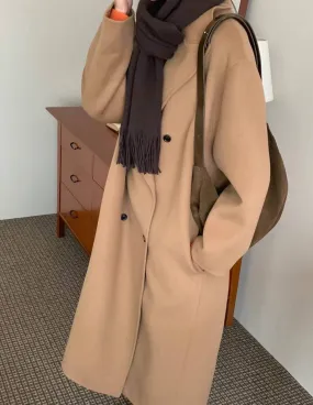 MARGAUX WOOL OVERCOAT CAMEL