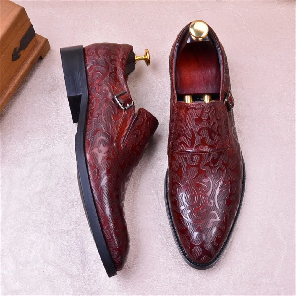 Men Round Toe Oxford Loafer Shoes