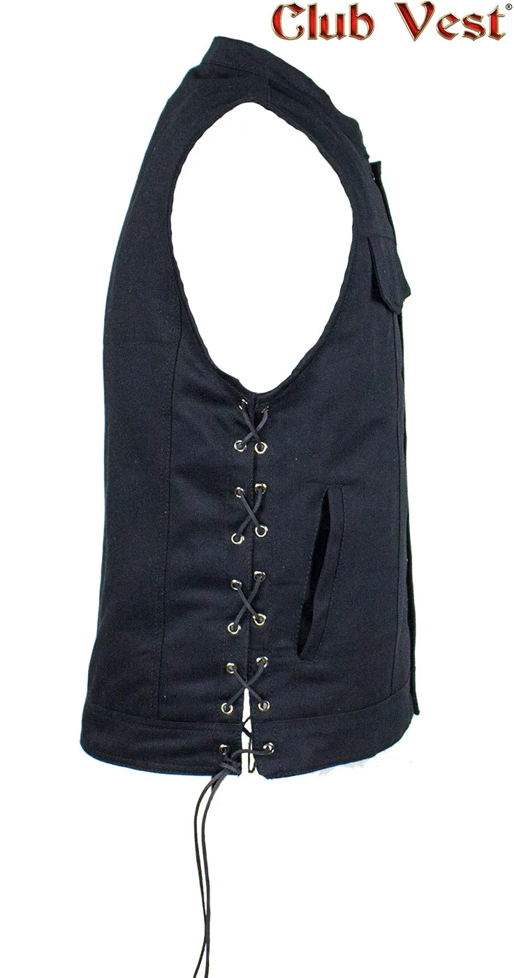 Men's Denim Gun Pocket Vest by Club Vest