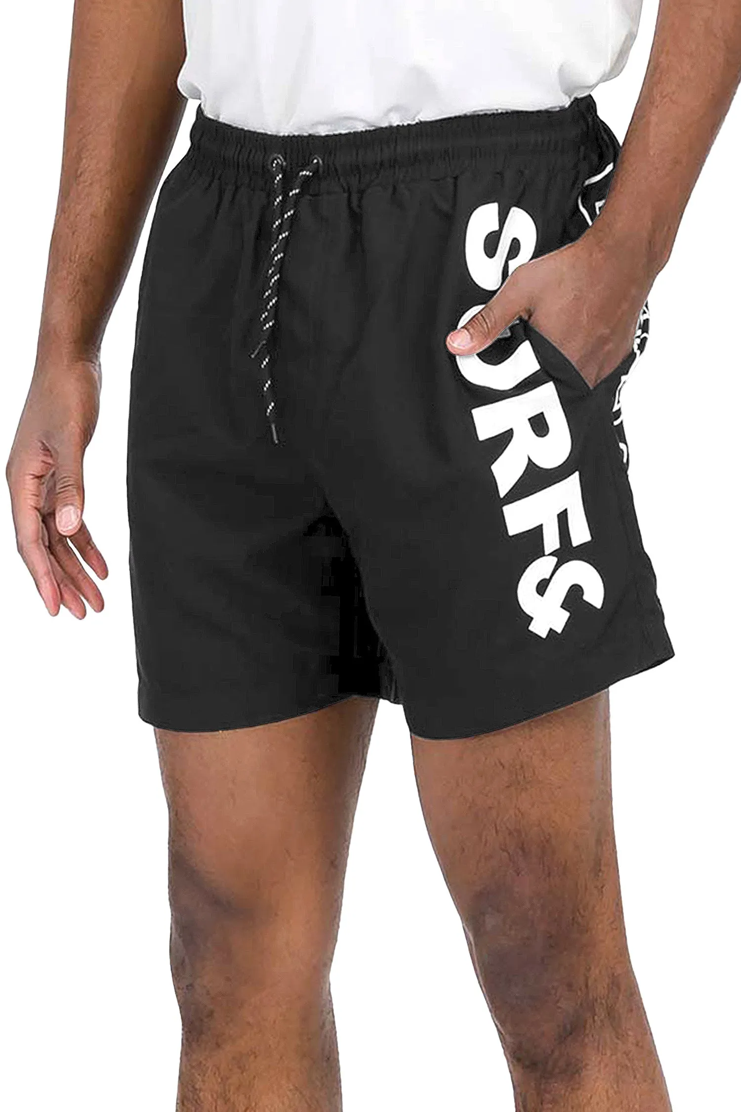 Men's Nylon Surf and Beach Swim Shorts