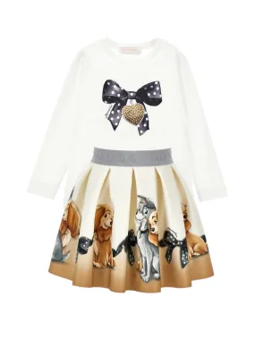 Monnalisa - Lady & The Tramp Skirt Set