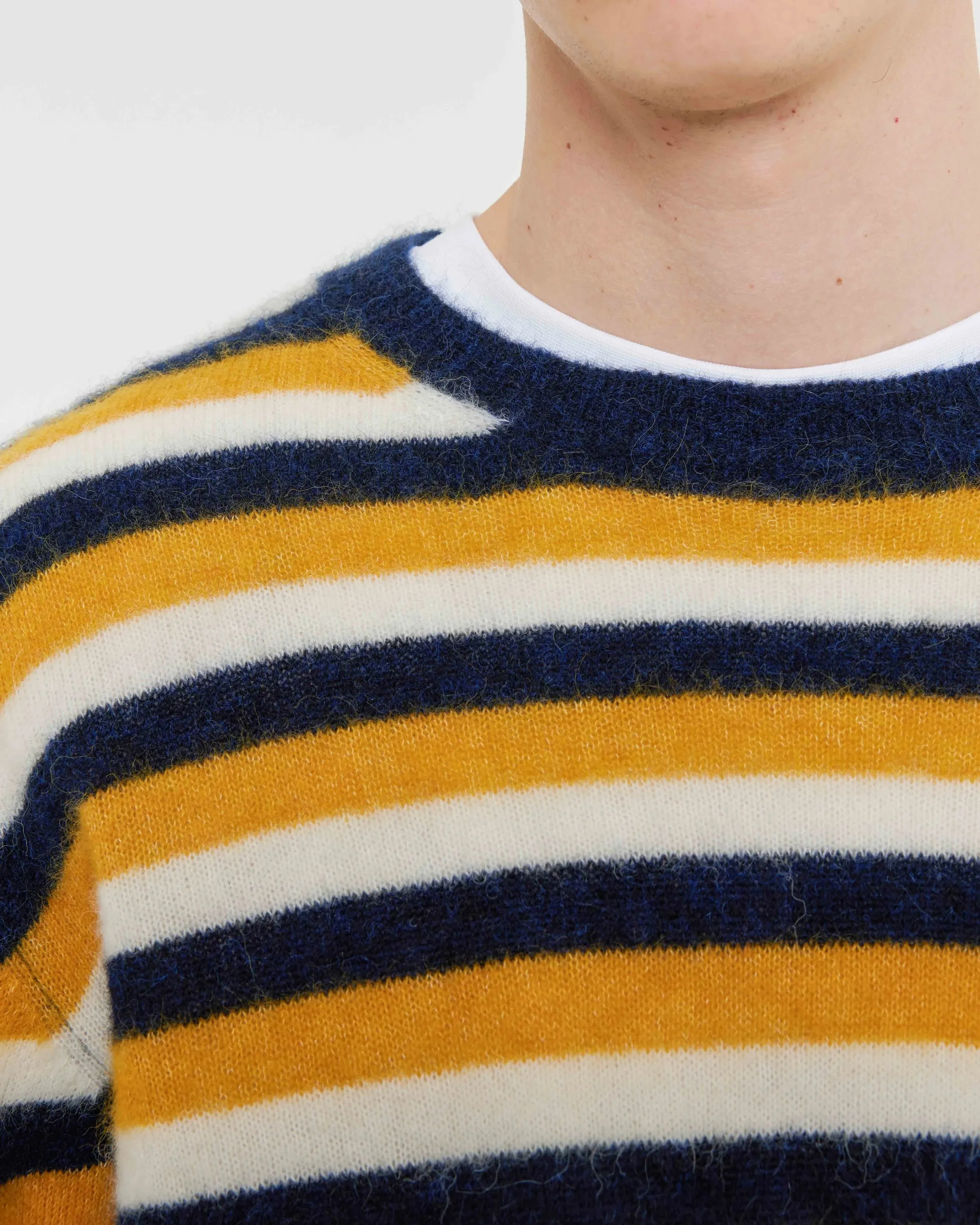 National Park Striped Sweater - Yellow