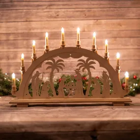 Natural Electric Nativity Schwibbogen