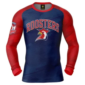 NRL Barrel Rash Vest - Sydney Roosters - UPV 50  - Sun Shirt - Adult