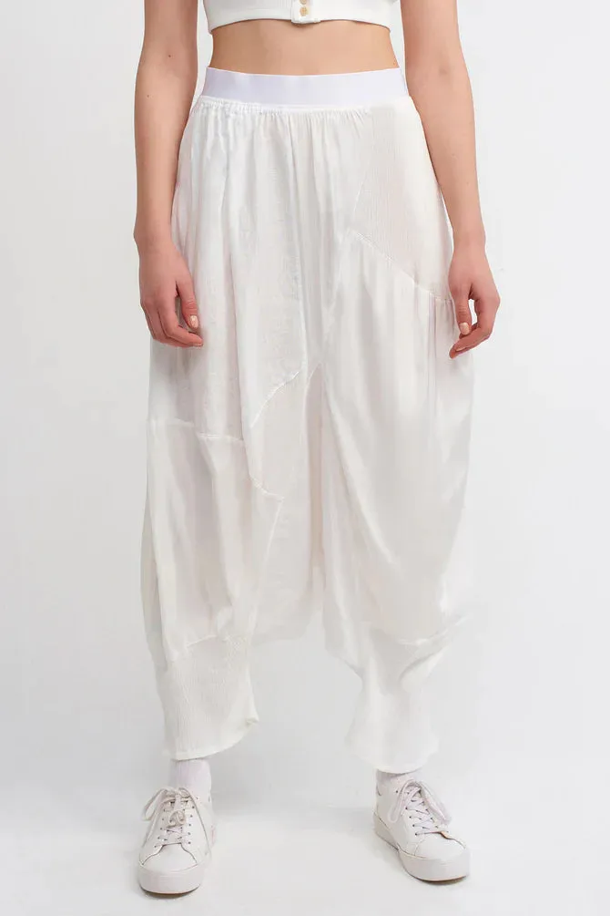 Nu Solid Harem Trousers Off White