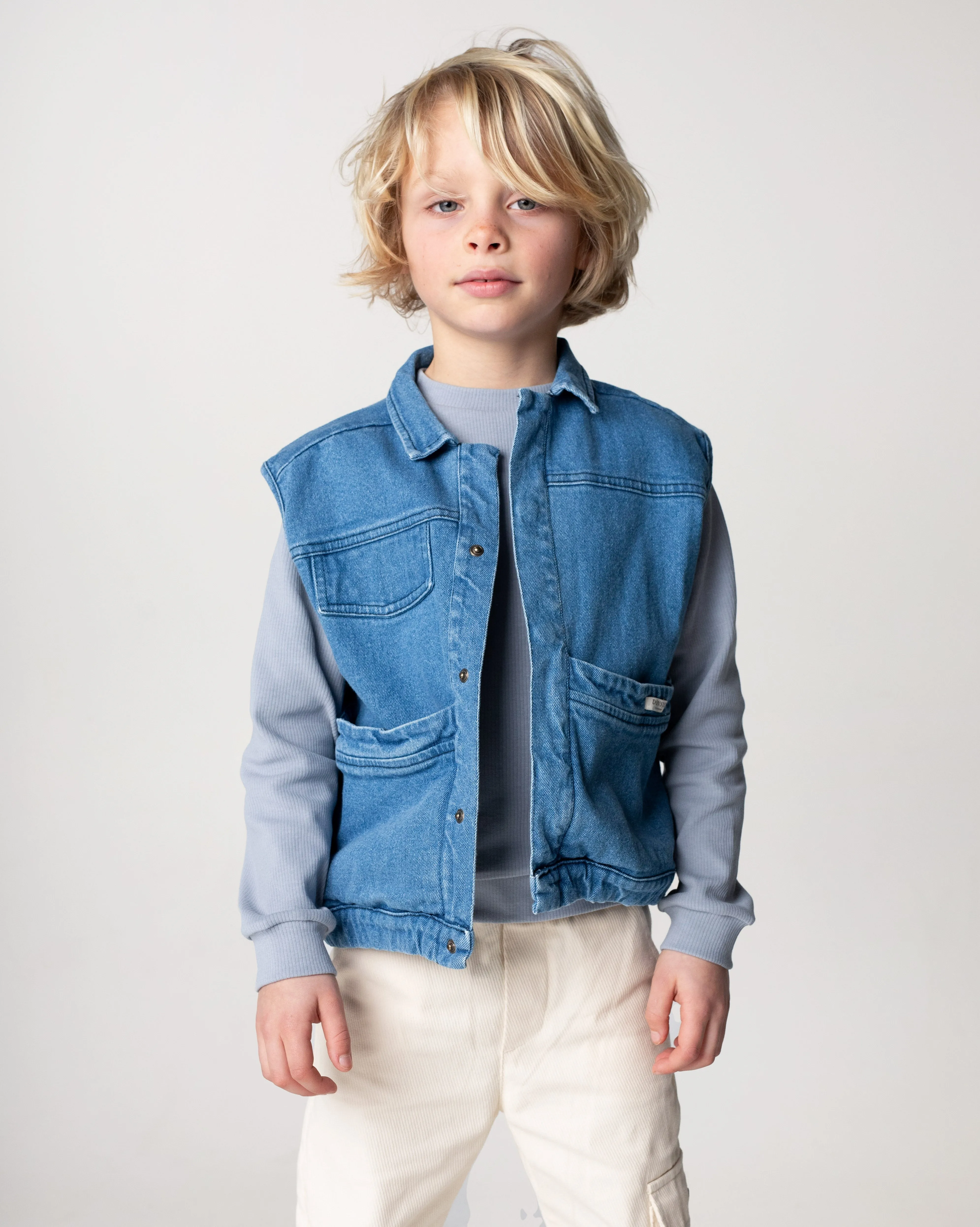 Padd Denim Gilet | Vintage Blue