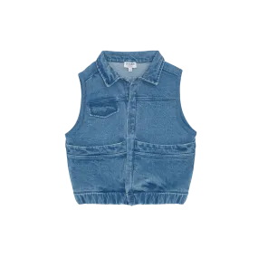 Padd Denim Gilet | Vintage Blue