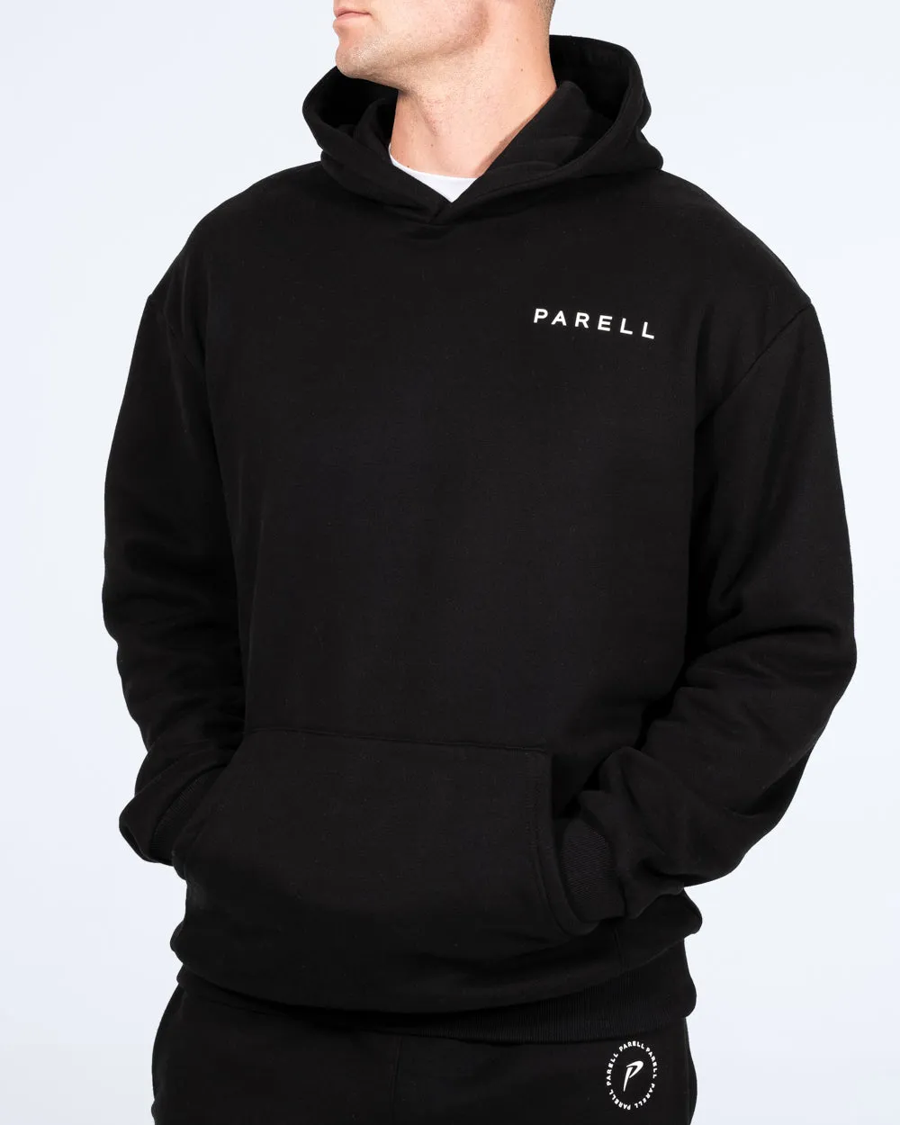 Parell Evolve Tall Oversized Pullover Hoodie (black)