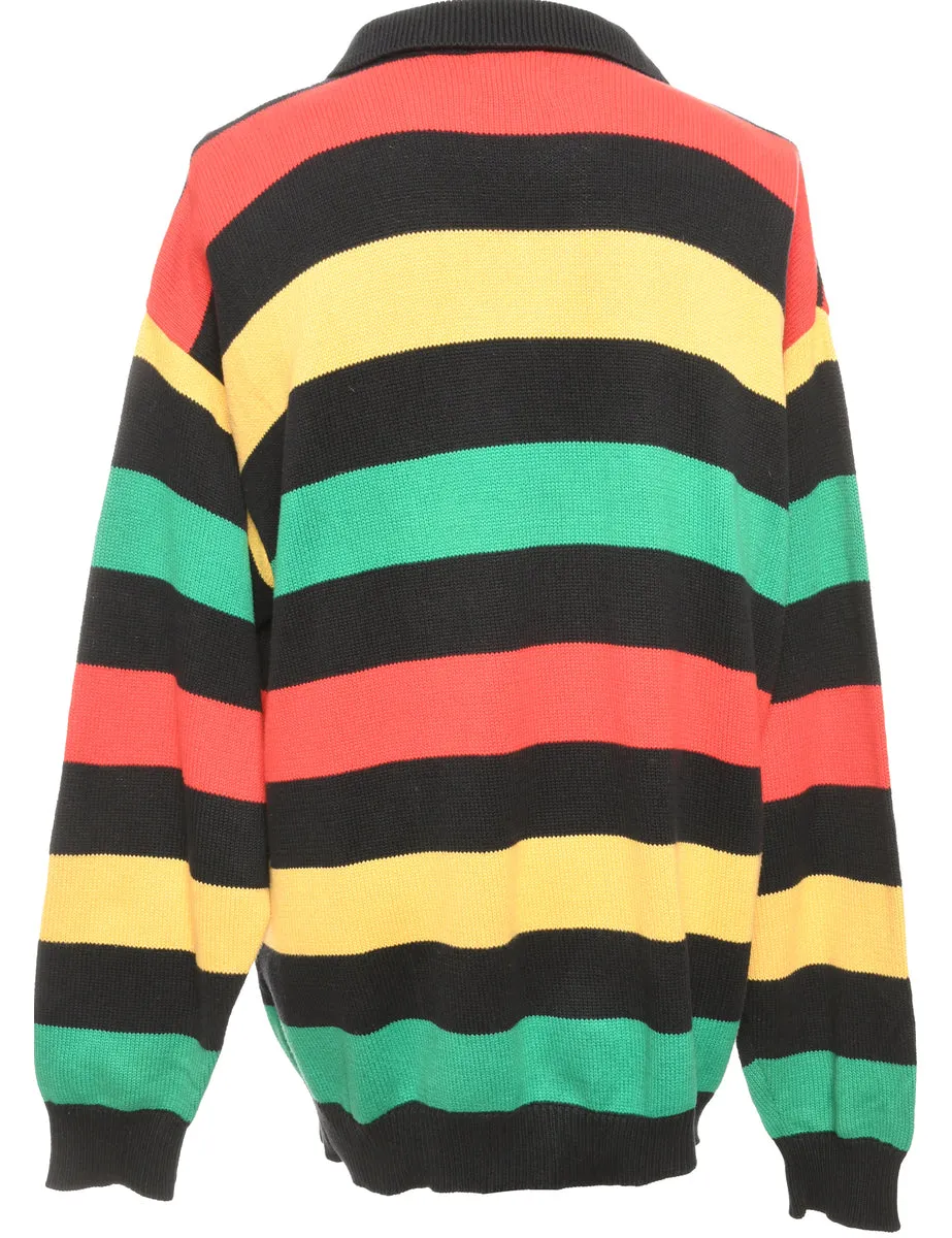 Patterned Multi Colour Jumper - L