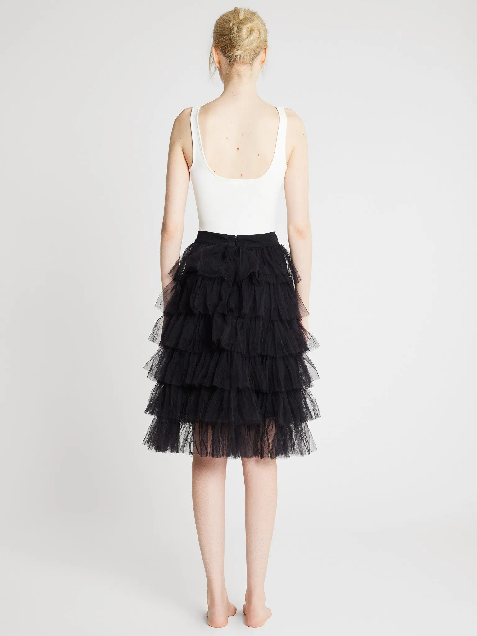 Pavlova Skirt in Black Tulle