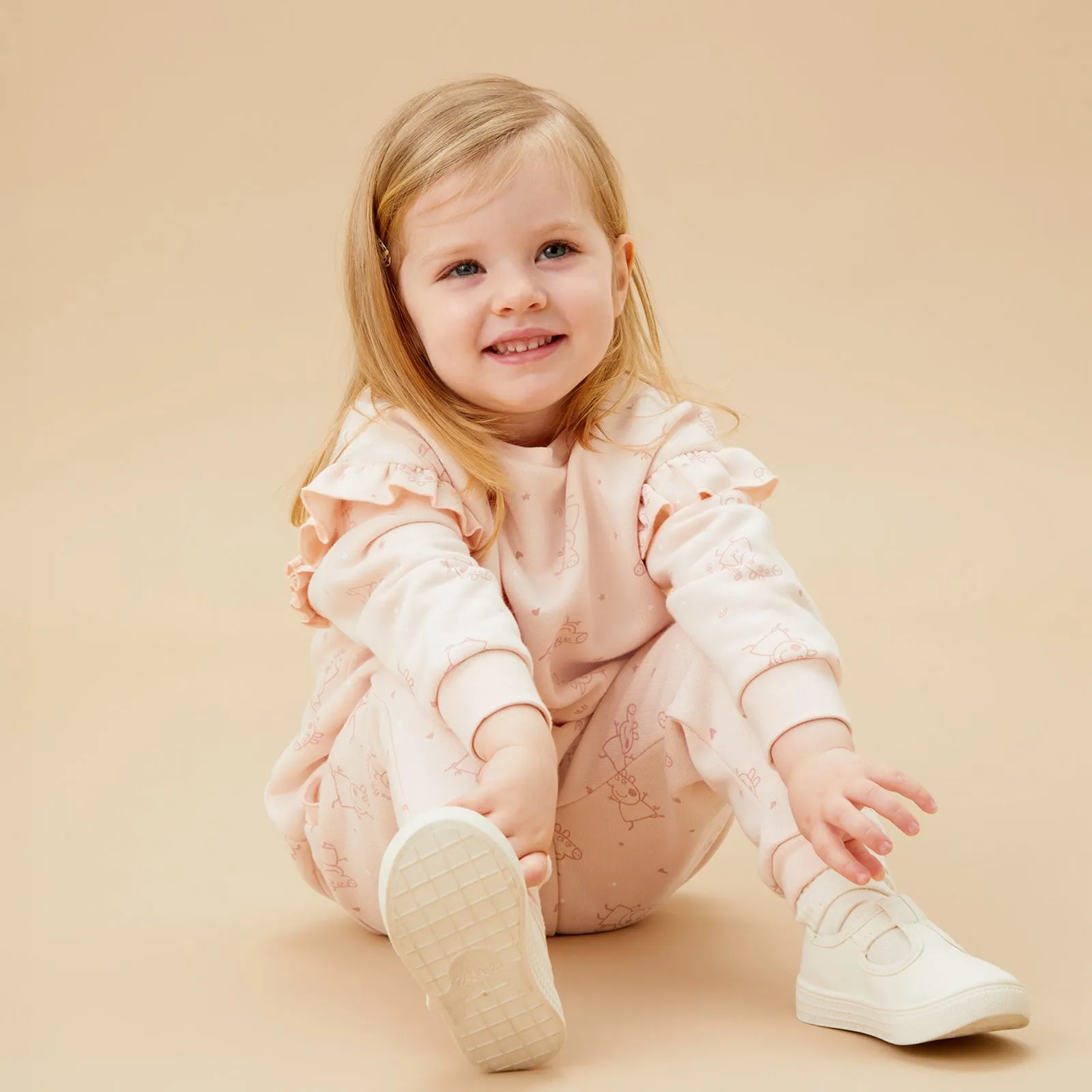 Peppa Pig Frilled Sweater & Joggers Outfit