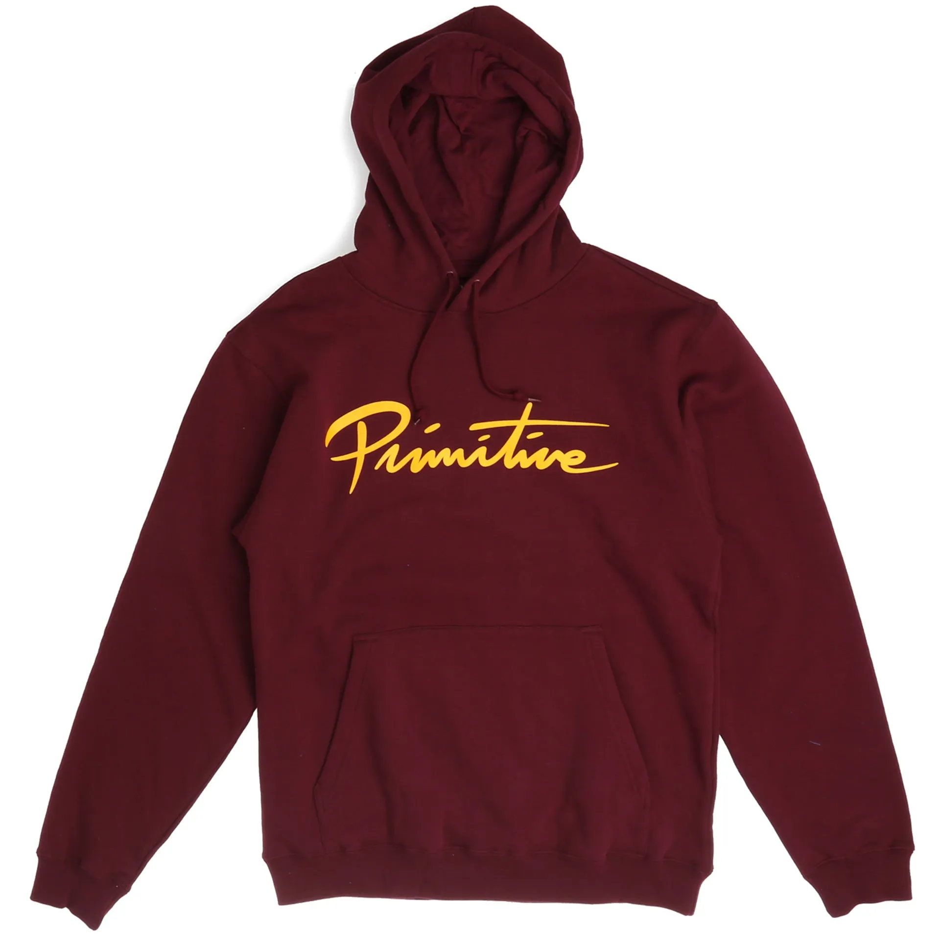 Primitive Nuevo Script Pullover - Burgundy