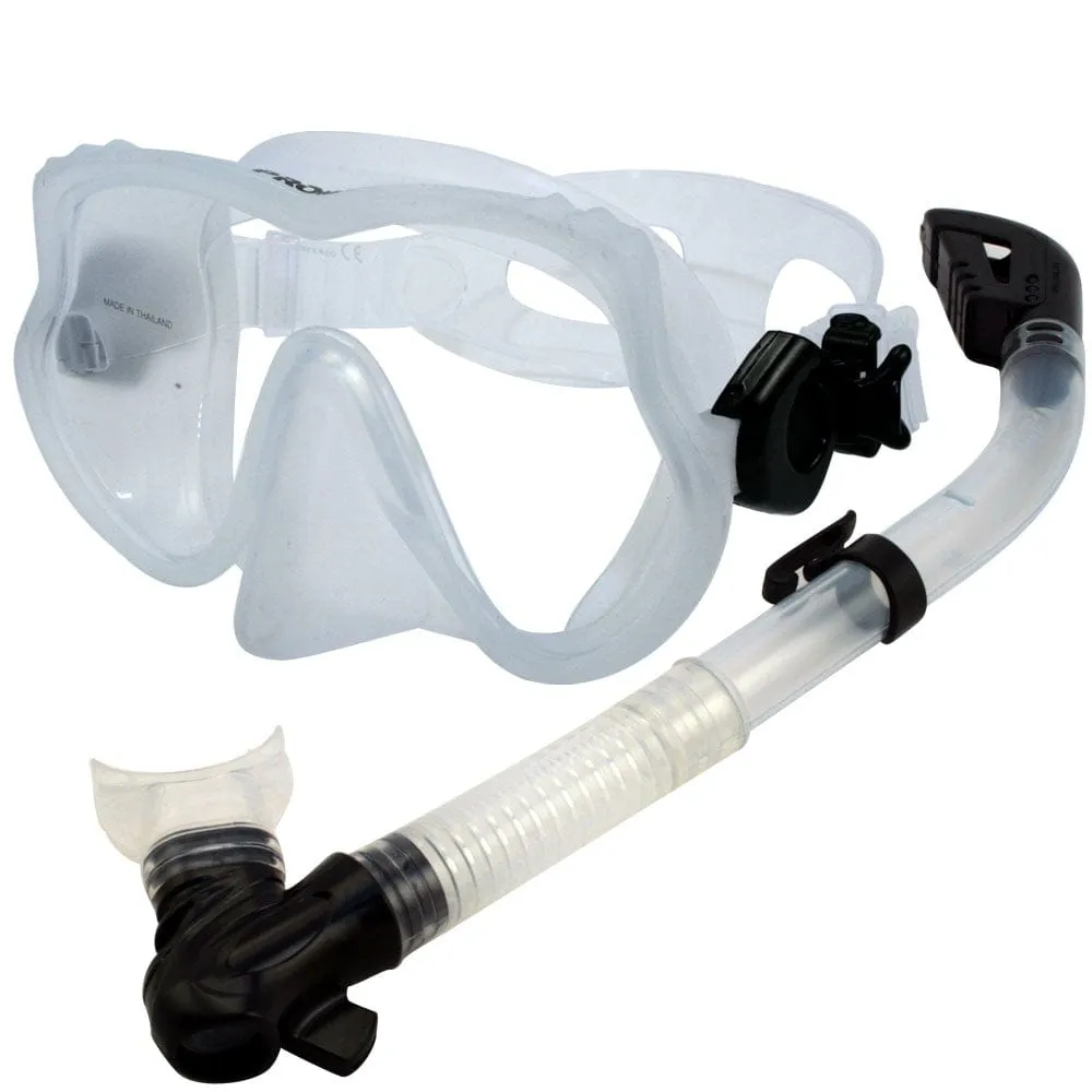 Promate Snorkeling Scuba Diving Frameless Mask Snorkel Gear Set - SCS0039