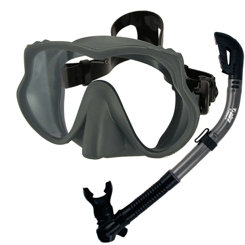 Promate Snorkeling Scuba Diving Frameless Mask Snorkel Gear Set - SCS0039